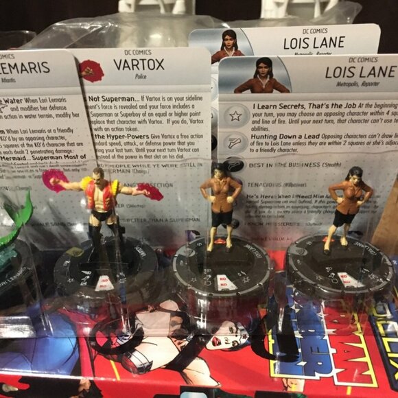 LOT OF HEROCLIX GREEN LANTERN THE AVENGERS POWER PLANT LOIS LANE MAXIMA VARTOX - Picture 3 of 10